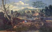 Nicolas Poussin Ideale Landschaft